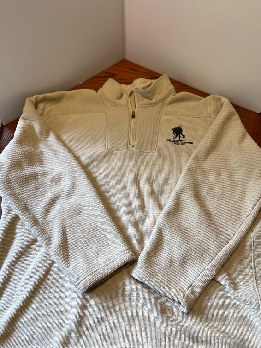 Under Armour Men's Quarter-Zip Pullover Sweater - Cream
